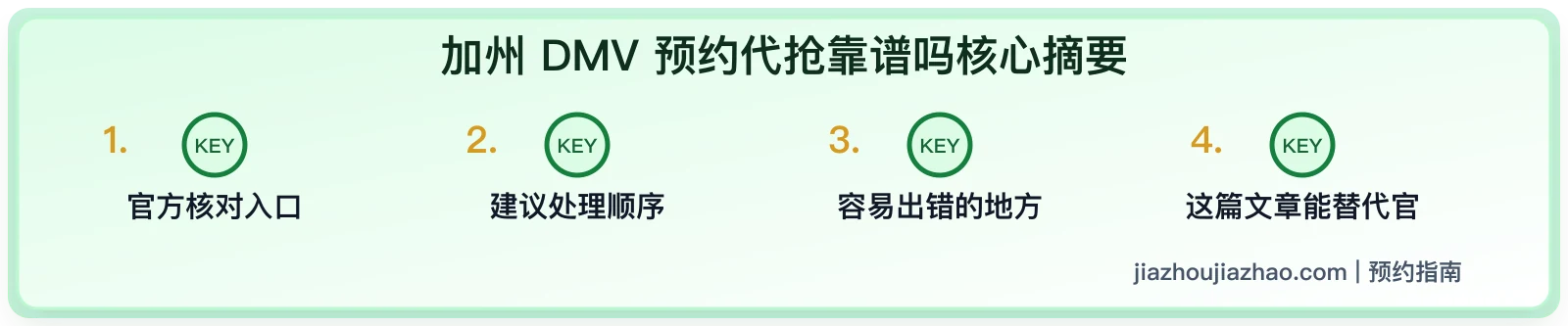 加州 DMV 预约代抢靠谱吗:个人信息风险和官方预约方式