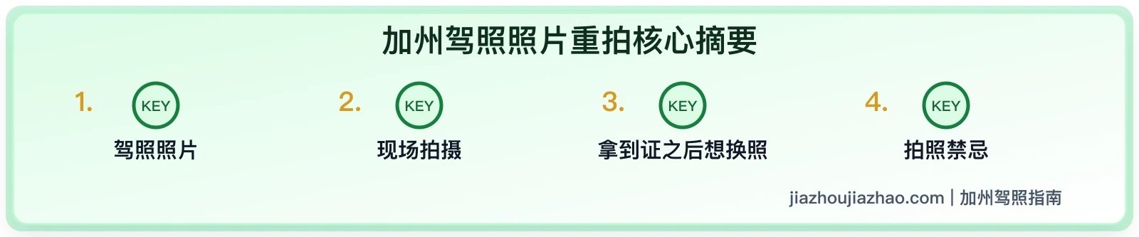 加州驾照照片可以重拍吗?DMV 现场规则和换证注意事项
