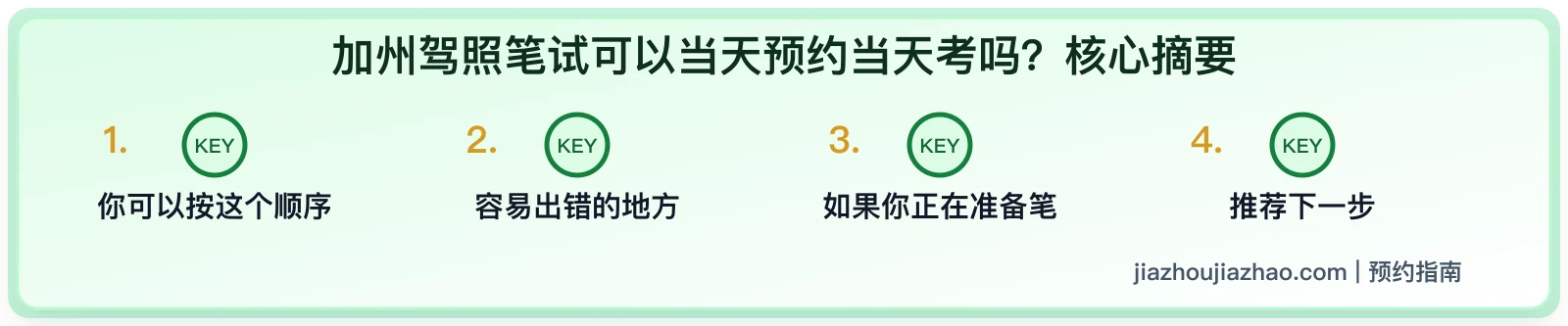 加州驾照笔试可以当天预约当天考吗?预约和 Walk-in 建议